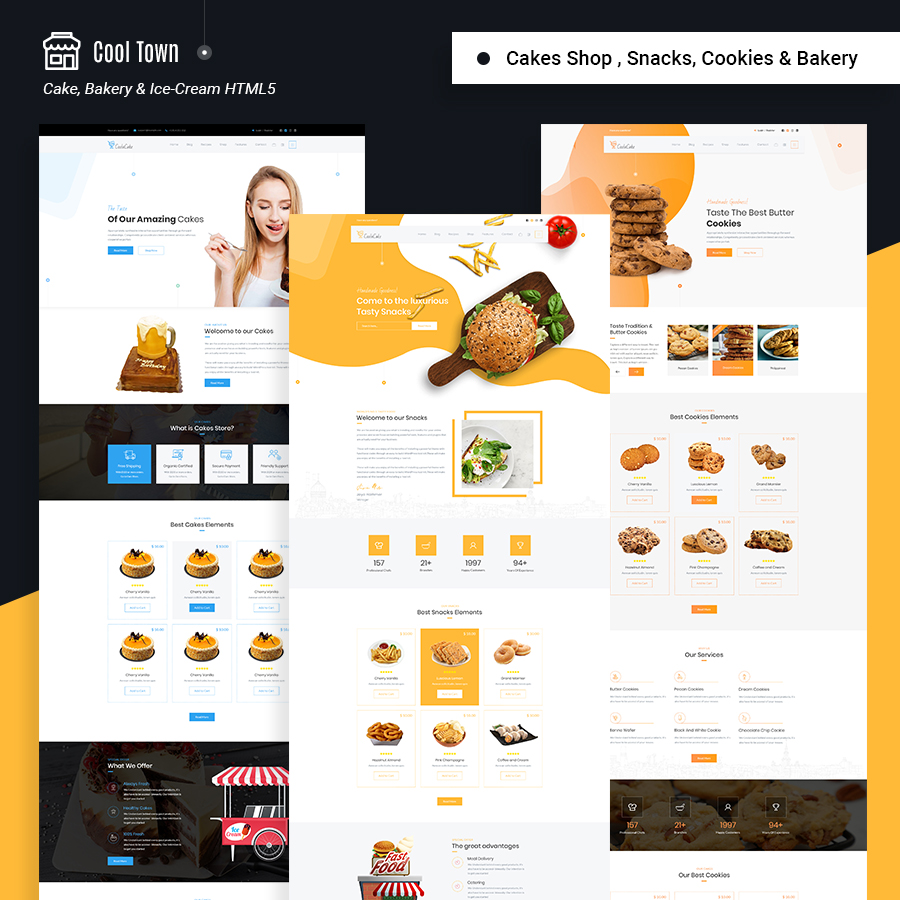 Cool Town | Bakery HTML5 Template - 6